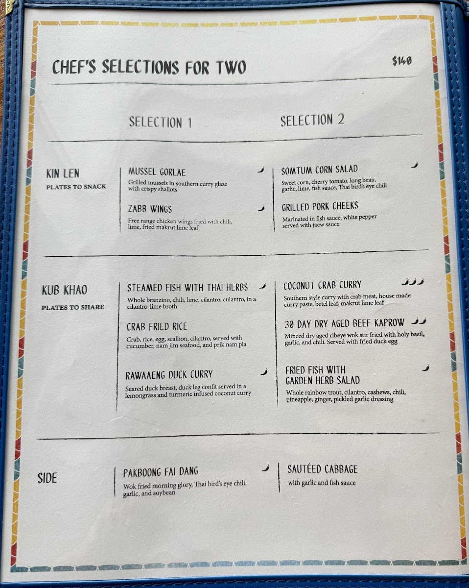 Fish Cheeks Menu - Image 4